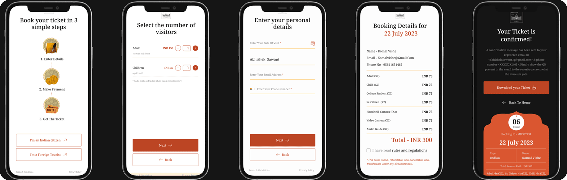 Mobile-First Booking Experience